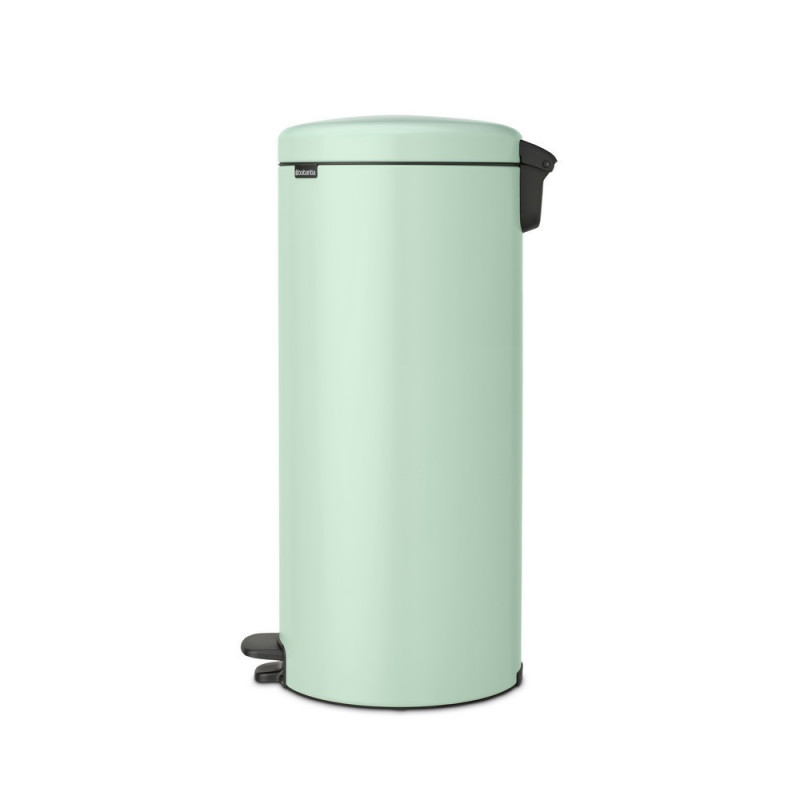 Кош за боклук с педал Brabantia NewIcon 1008851, 30 л, Плавно затваряне, Противоплъзгаща основа, Светлозелен