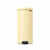 Кош за боклук с педал Brabantia NewIcon 1008852, 30 л, Плавно затваряне, Противоплъзгаща основа, Жълт