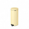 Кош за боклук с педал Brabantia NewIcon 1008852, 30 л, Плавно затваряне, Противоплъзгаща основа, Жълт