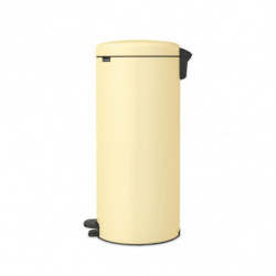 Кош за боклук с педал Brabantia NewIcon 1008852, 30 л, Плавно затваряне, Противоплъзгаща основа, Жълт