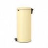Кош за боклук с педал Brabantia NewIcon 1008852, 30 л, Плавно затваряне, Противоплъзгаща основа, Жълт