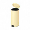 Кош за боклук с педал Brabantia NewIcon 1008852, 30 л, Плавно затваряне, Противоплъзгаща основа, Жълт