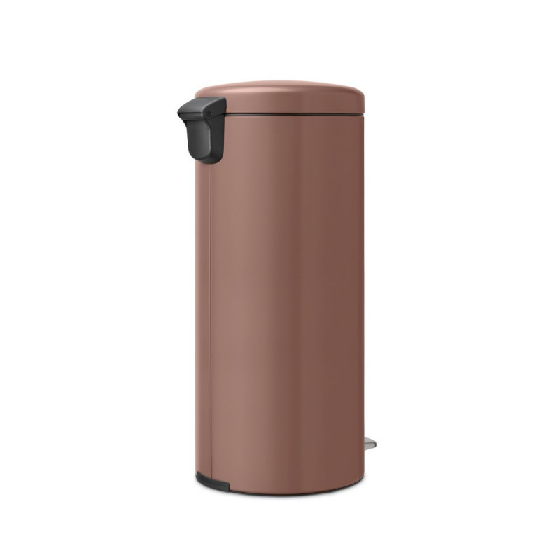 Кош за боклук с педал Brabantia NewIcon 1008853, 30 л, Плавно затваряне, Противоплъзгаща основа, Сатенено покритие, Кафяв