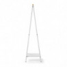 Многофункционална закачалка за дрехи Brabantia Linn 1008930, Стомана, Бял