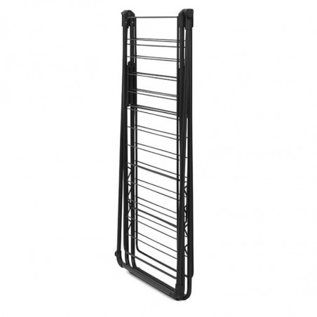 Сушилник за дрехи Brabantia Hangon 1004171, 25 м, 8 закачалки, Заключване за деца, Допълнителен прът, Черен