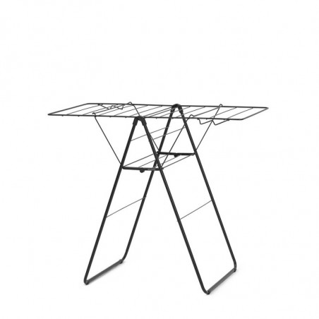 Сушилник за дрехи Brabantia Hangon 1004162, 15 м, 4 закачалки, Регулируем, Заключване за деца, Черен