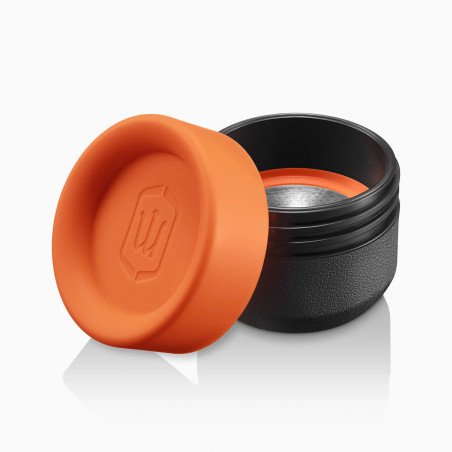 Комплект 2 бр адаптери за еспресо машина Wacaco Minipresso GR2,12 г, Защитно калъфче, Черен/Оранжев