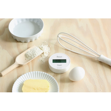 Кухненски таймер Brabantia 107787, Дигитален дисплей, Магнит, Хронометър, Бял