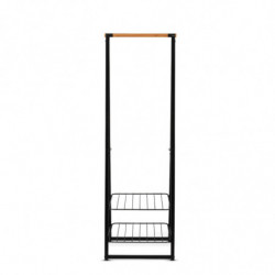 Многофункционална закачалка за дрехи Brabantia Linn 1000814, Стомана, Черен