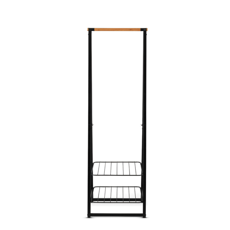 Многофункционална закачалка за дрехи Brabantia Linn 1000814, Стомана, Черен