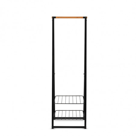 Многофункционална закачалка за дрехи Brabantia Linn 1000814, Стомана, Черен