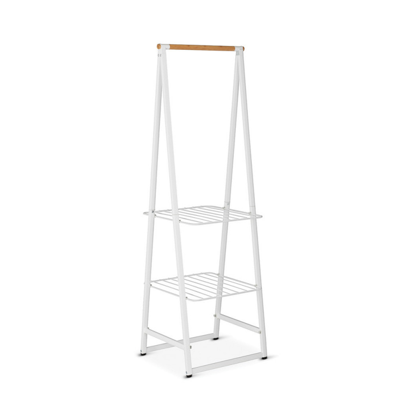 Многофункционална закачалка за дрехи Brabantia Linn 1000815, Стомана, Бял