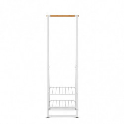 Многофункционална закачалка за дрехи Brabantia Linn 1000815, Стомана, Бял