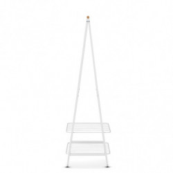 Многофункционална закачалка за дрехи Brabantia Linn 1000815, Стомана, Бял