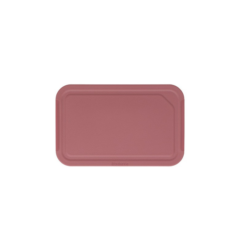 Дъска за рязане Brabantia Tasty+ 1001187, 25x16 см, Нехлъзгаща се, Лесна за почистване, Червен