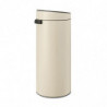 Кош за боклук Brabantia Touch Bin New 1005544, 30 л, Безшумно и плавно затваряне, Бежов