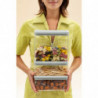 Кутии за съхранение на продукти Brabantia Tasty+ Stackable 1008882, 1.5л/3.5л, Без BPA, Плътно затваряне, Светлосив