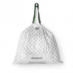 Торбички за кош Brabantia PerfectFit Bo 1005588, Размер R, 36 л, 20 броя, Бял