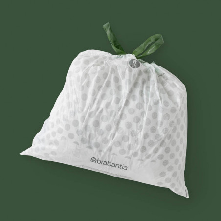 Торбички за кош Brabantia PerfectFit Bo 1005588, Размер R, 36 л, 20 броя, Бял