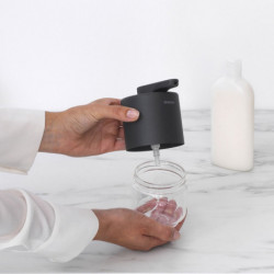 Дозатор за течен сапун Brabantia MindSet 1005672, 200 мл, Широк отвор, Тъмносив