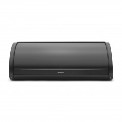 Кутия за хляб Brabantia Roll Top 646885, 16 л, 44.5х26 см, Лека и здрава конструкция, Черен
