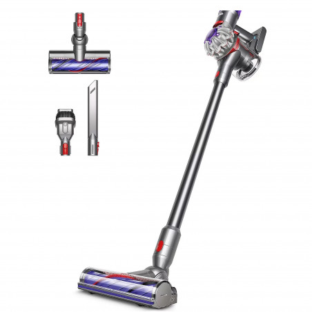 Вертикална прахосмукачка Dyson V8 Advanced 492636-01, 130AW, 540мл, 110000 rpm/min, Автономност до 40 мин, HEPA, Сребрист/Никел