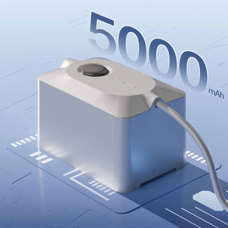 Преносима батерия за роботи за прозорци HUTT E+, 5000 mAh, 25W зареждане, Автономия до 90 мин, Бял