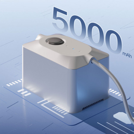 Преносима батерия за роботи за прозорци HUTT E+, 5000 mAh, 25W зареждане, Автономия до 90 мин, Бял