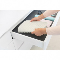 Силиконова подложка за сушене на съдове Brabantia SinkSide 1000207, 43.5x32.5 см, Сгъваема, Светлосив