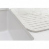 Силиконова подложка за сушене на съдове Brabantia SinkSide 1000207, 43.5x32.5 см, Сгъваема, Светлосив