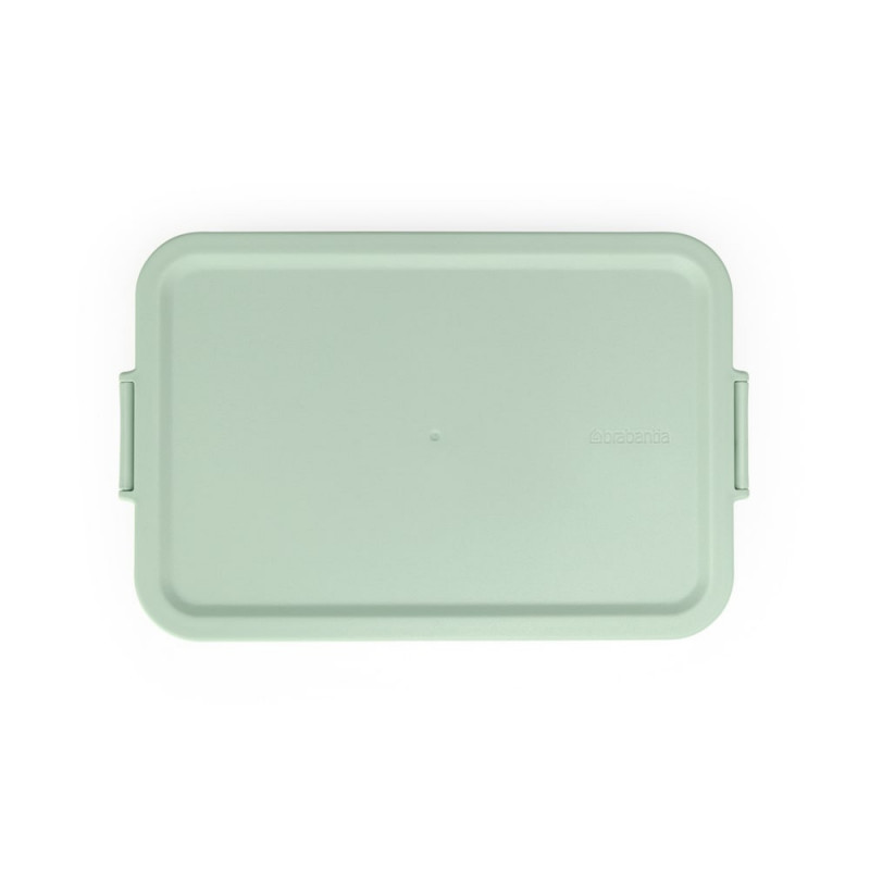 Кутия за храна Brabantia Make&Take 1006285, 1.1 л, До 2 сандвича, Без BPA, Плоска, Зелен