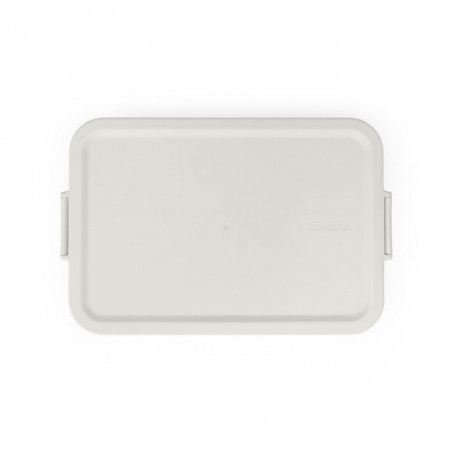 Кутия за храна Brabantia Make&Take 1006286, 1.1 л, До 2 сандвича, Без BPA, Плоска, Сив