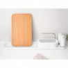 Комплект за мивка Brabantia SinkStyle 1008497, 4 части, Минерализирано покритие, Устойчив на корозия, Бял