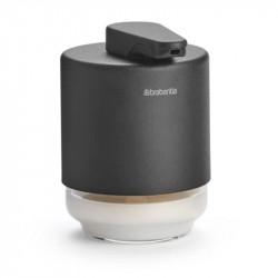Дозатор за течен сапун Brabantia MindSet 1005672, 200 мл, Широк отвор, Тъмносив