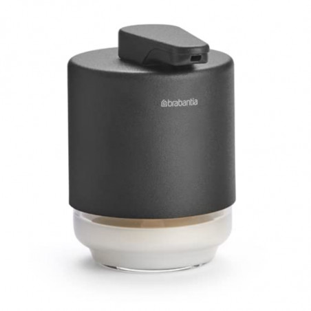 Дозатор за течен сапун Brabantia MindSet 1005672, 200 мл, Широк отвор, Тъмносив