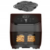 Фритюрник с горещ въздух Instant Pot Vortex Plus Clearcook 140309701, 1700W, 5.7 л, 6 програми, 35-205C, Вътрешно осветление, Черен