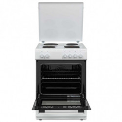 Готварска печка VOX EHT 6020 WG, 8600W, 65 л, Клас А, 4 електрически котлона, 8 функции, До 250C, Бял