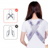 Раница/кенгуру за бебе BREATHABLE BABY 5306, Ергономична, Регулируеми презрамки, Мрежеста вентилаци, Сив