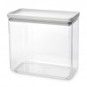 Кутия за съхранение Brabantia Tasty+ Stackable 1008876, 3.5 л, Силиконово уплътнение, Без BPA, Светлосив