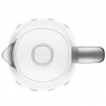 Електрическа кана SMEG KLF03WHEU, 2400W, 1.7 л, Неръждаема стомана, Миещ се филтър, Авто. изключване, Бял