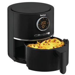 Фритюрник с горещ въздух Tefal Easy Fry Ultra EY1118, 1200W, 4.2 л, 8 програми, Таймер, 6 степени, До 200C, Черен