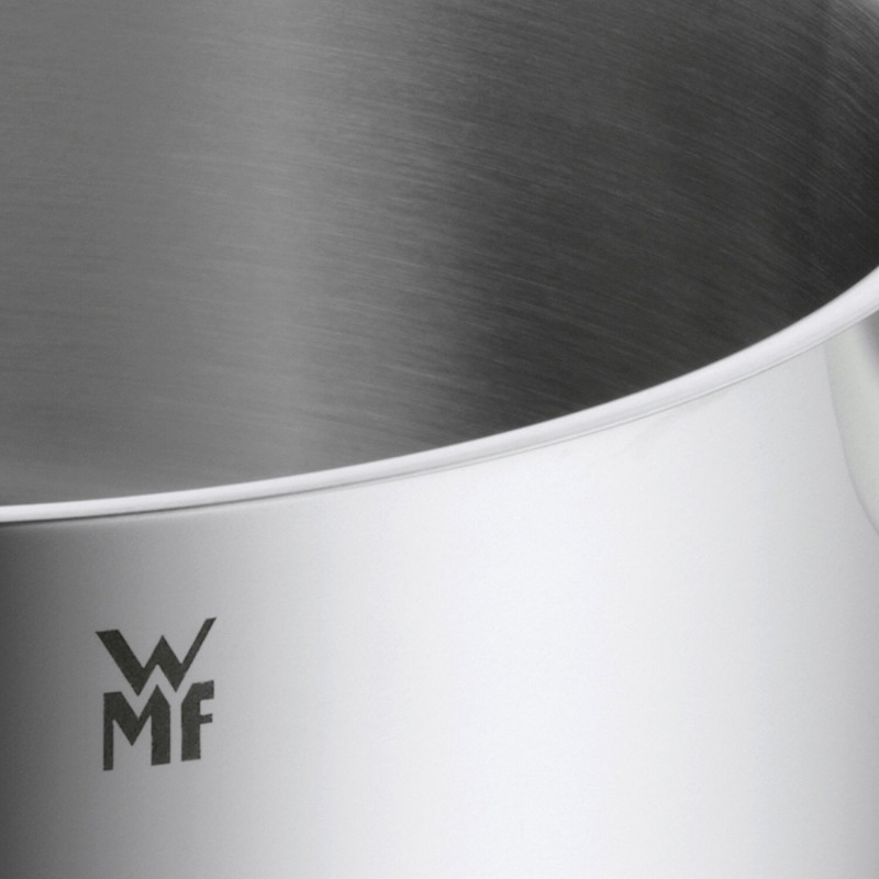 Комплект тенджери WMF Diadem Plus Kochgeschirr, 8 части, Неръждаема стомана 18/10, Многослойно TransTherm дъно, Индукция, Сребрист