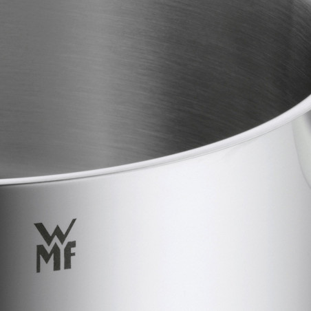 Комплект тенджери WMF Diadem Plus Kochgeschirr, 8 части, Неръждаема стомана 18/10, Многослойно TransTherm дъно, Индукция, Сребрист