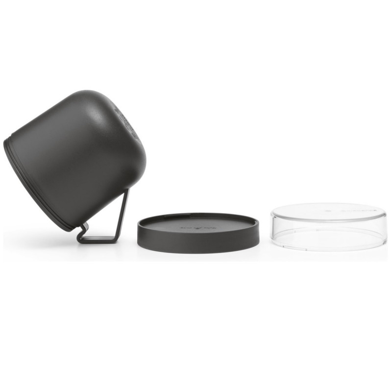 Чаша за супа с капак Brabantia Make&Take 1006293, 600+180 мл, Винтов капак, Без BPA, Тъмносив