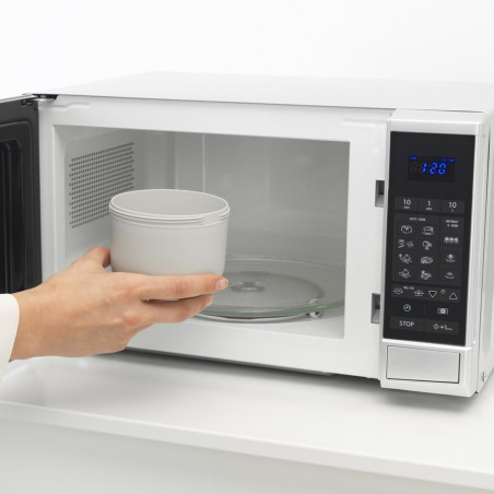 Купa за закуска Brabantia Make&Take 1006298, 500+180 мл, Винтово затваряне, Без BPA, Сив