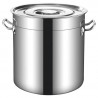 Казан с капак Rosberg R51211C30, 21 л, 30х30 см, Инокс