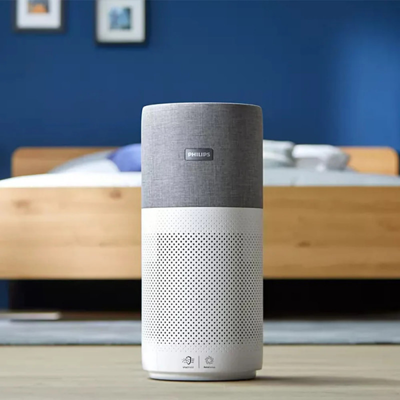 Пречиствател за въздух Philips AC3033/10, SMART, Wi-Fi, 55W, За до 135 м2, HEPA, Интелигентни сензори, Бял/сив