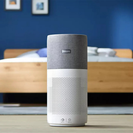 Пречиствател за въздух Philips AC3033/10, SMART, Wi-Fi, 55W, За до 135 м2, HEPA, Интелигентни сензори, Бял/сив