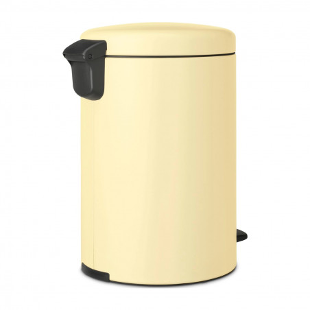 Кош за боклук с педал Brabantia NewIcon 649044, 20 л, Плавно затваряне, Противоплъзгаща основа, Жълт