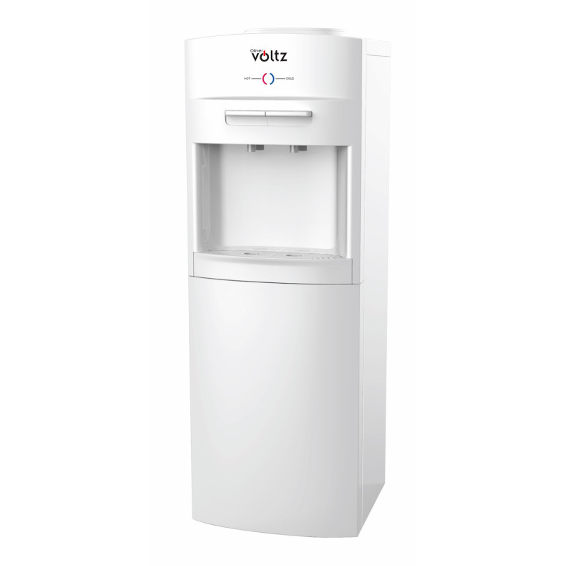 Диспенсър за вода Oliver Voltz OV51449C, 420W/65W, 15-90C, Електронен, Шкаф за съхранение, Бял